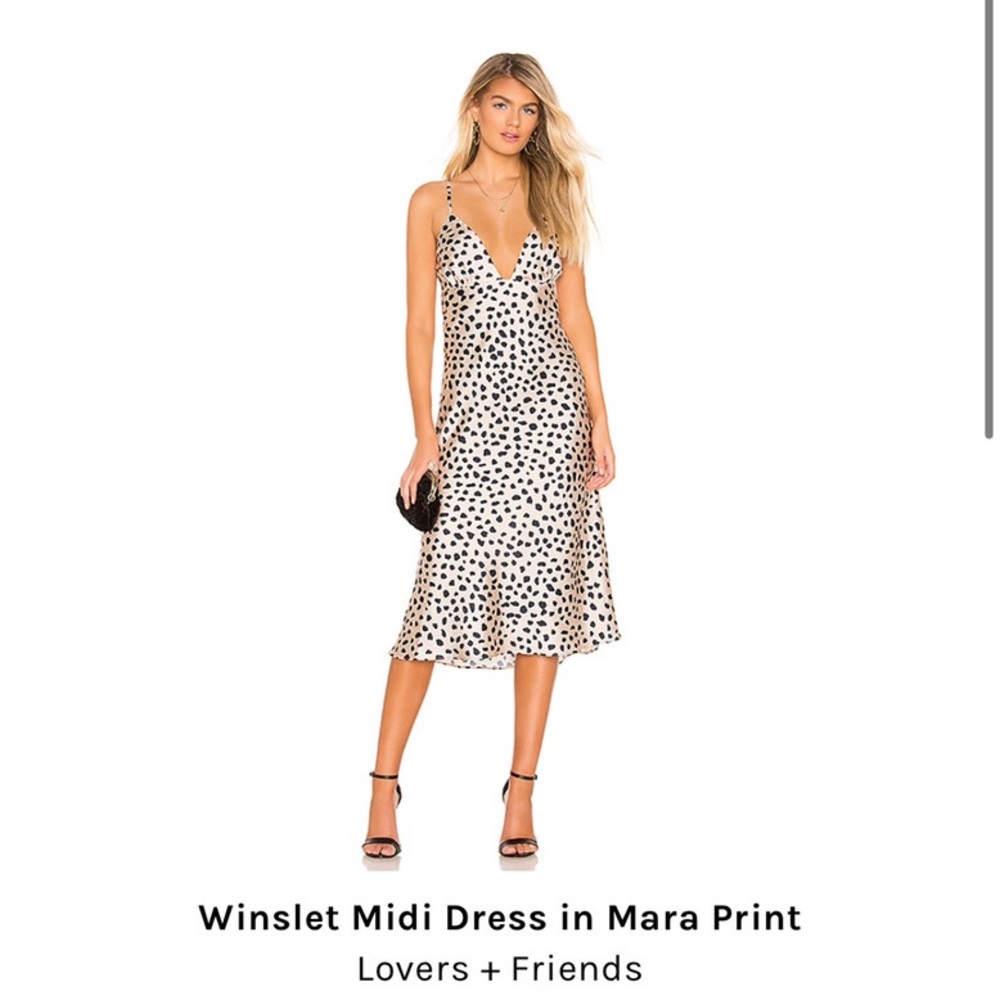 Winslet Midi Dress in Mara Print -Lovers + Friends